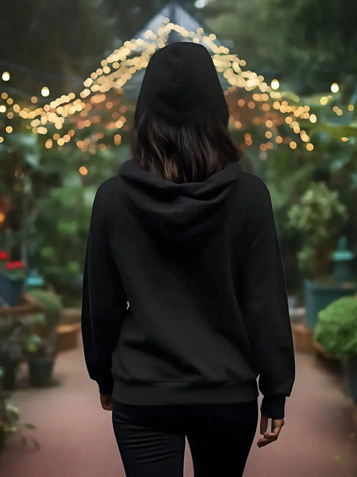 1PC [Couple Style]Christmas Couple Clothing Print Men's Casual Comfortable Hooded Sweatshirt