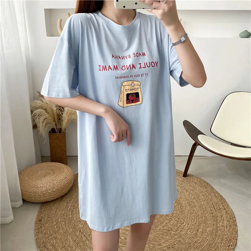 Loose Nursing Tops Postpartum Mommy Casual Breast Feeding Clothes Pregnancy Maternity T-Shirts