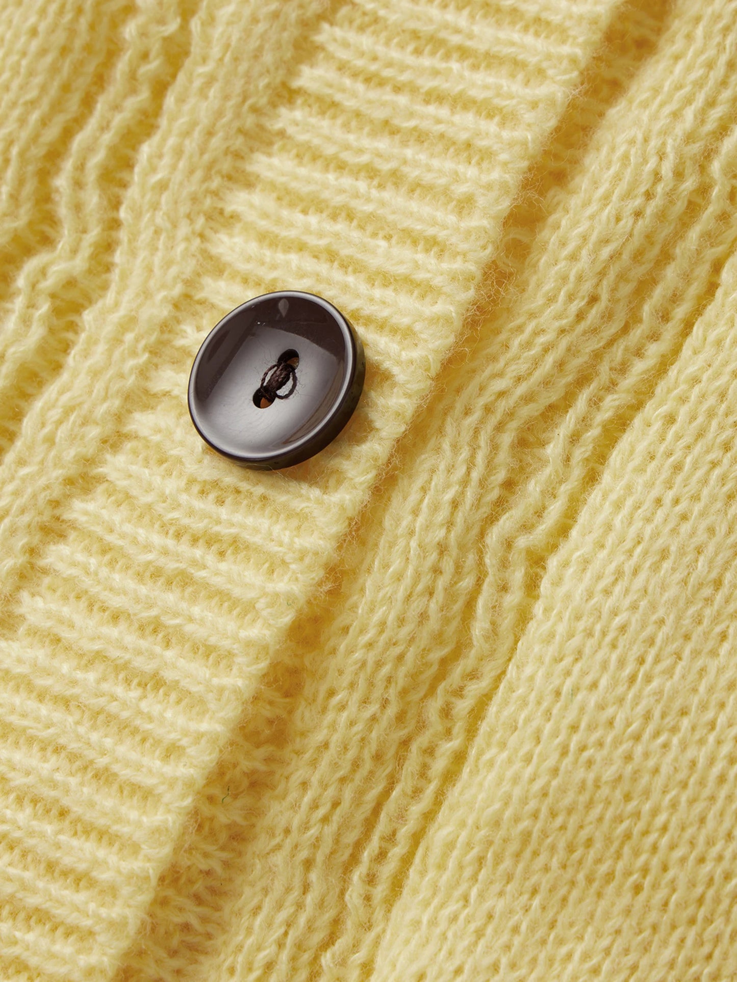 Winter Cable Knit Cardigan With Shawl Collar And Toggle Closure