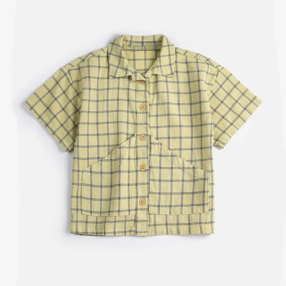 Children's Shirts & Shorts 2026 Summer New Arrivals Cartoon Fashion Boys' Short-Sleeve Cotton