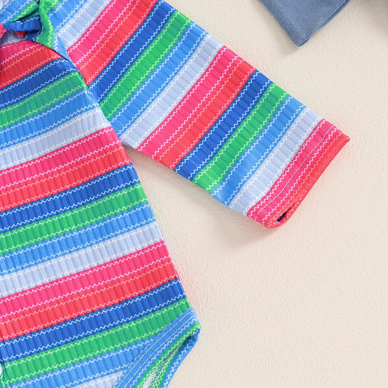 Toddler Girls Winter Clothes Set Knitted Sweater and Plaid Skirt Outfit