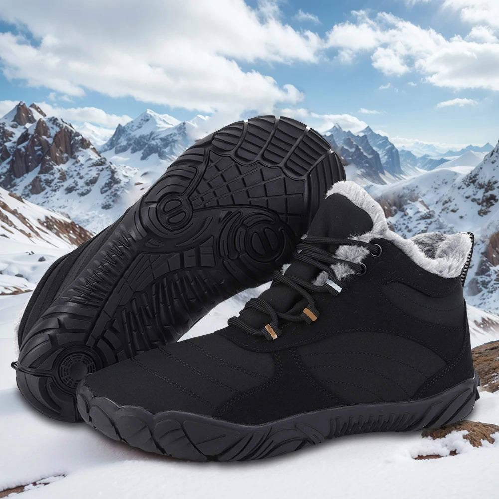 Ankle Boots Plush Warm Snow Shoes Non-slip Sneakers