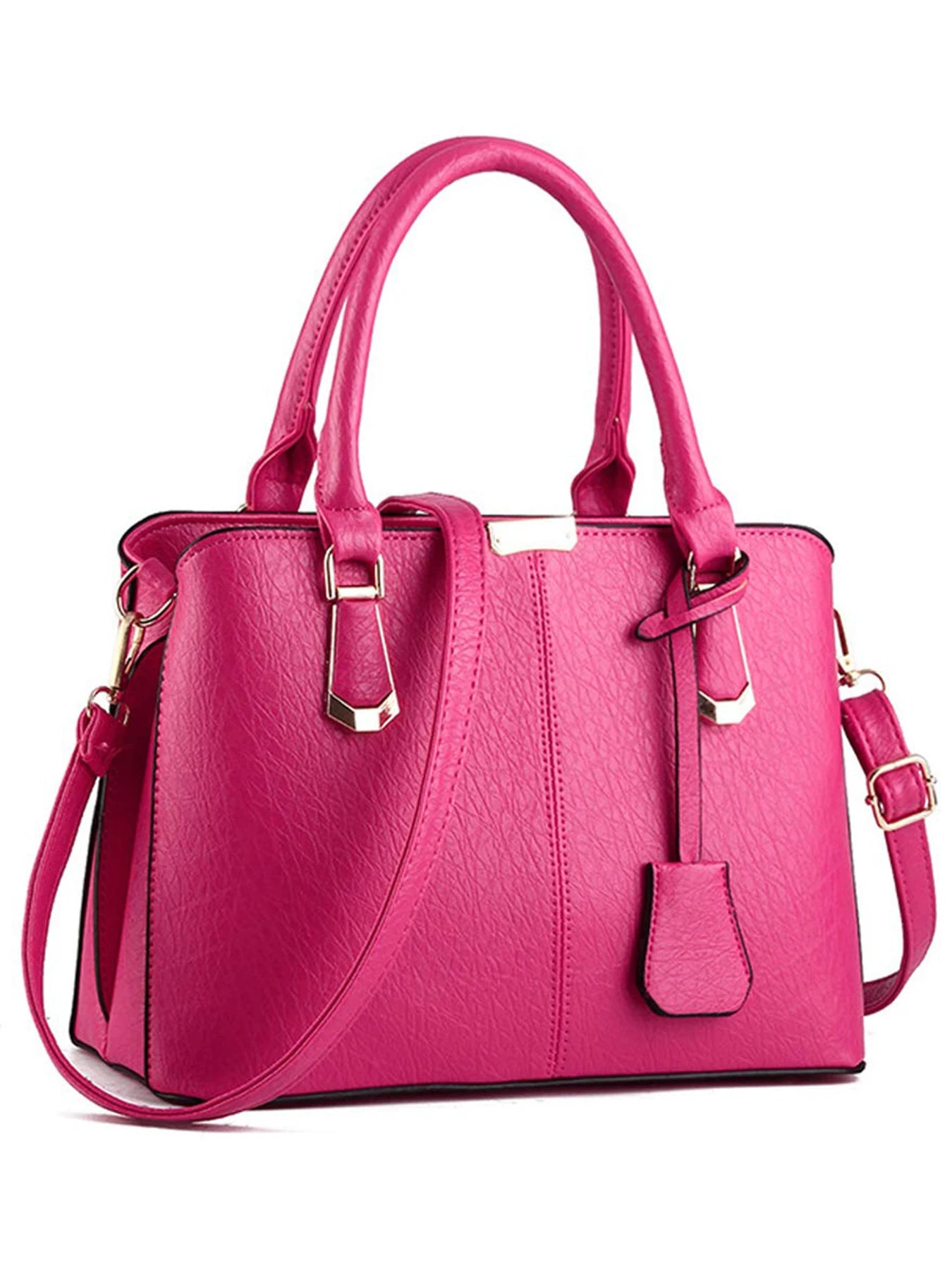 PahajimFashionWomenHandbagsPU LeatherAdjustableHandleSatchelShoulderBags