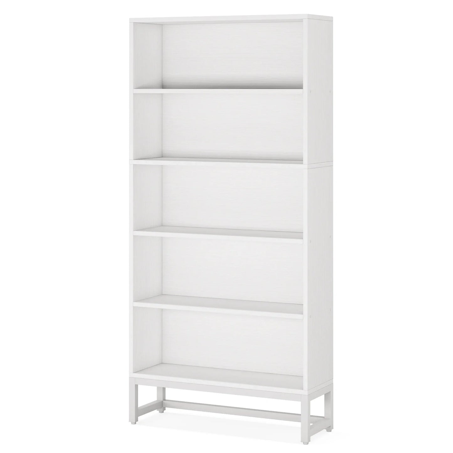 Tribesigns  70.8” Large Bookcases Organizer with LED Lights, Heavy Duty Library Bookcase