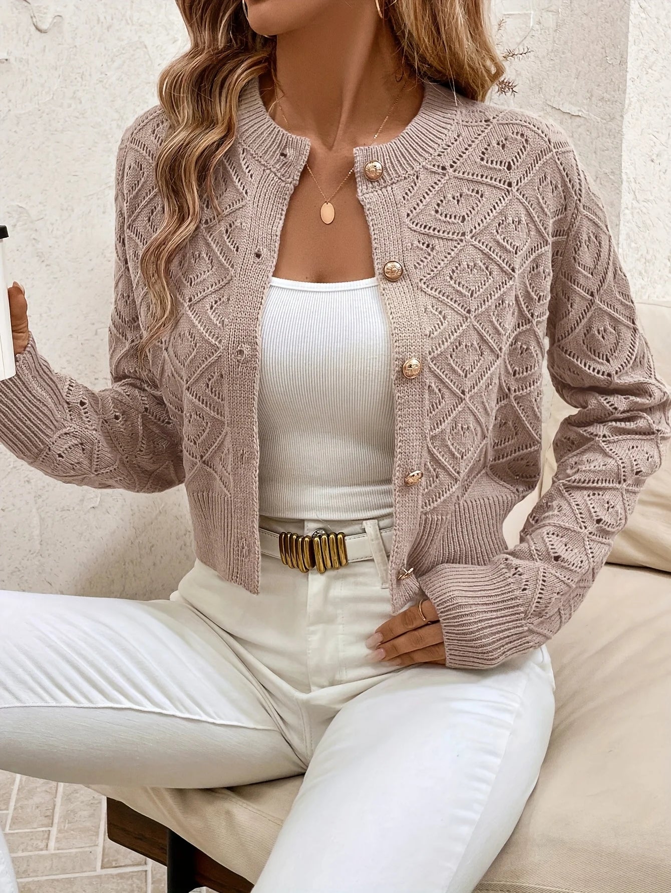 Women Knit Sweater Top Autumn Winter Fashion Pullover
