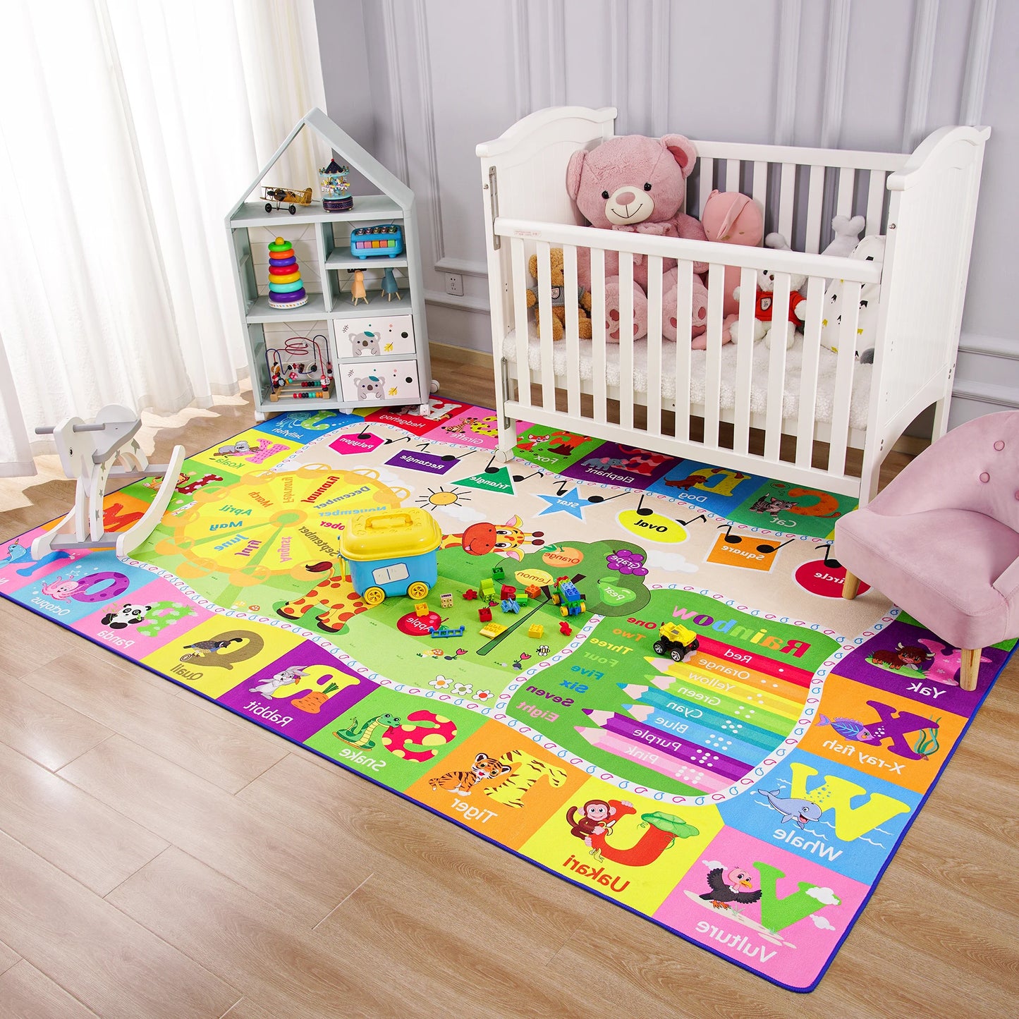 Large Children's Play Mat Children's For Bedroom