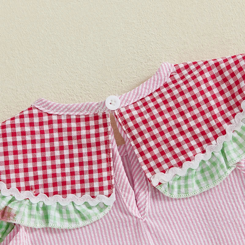 Adorable Baby Girls Floral Print Ruffle Sleeve Romper Jumpsuit Summer Clothes