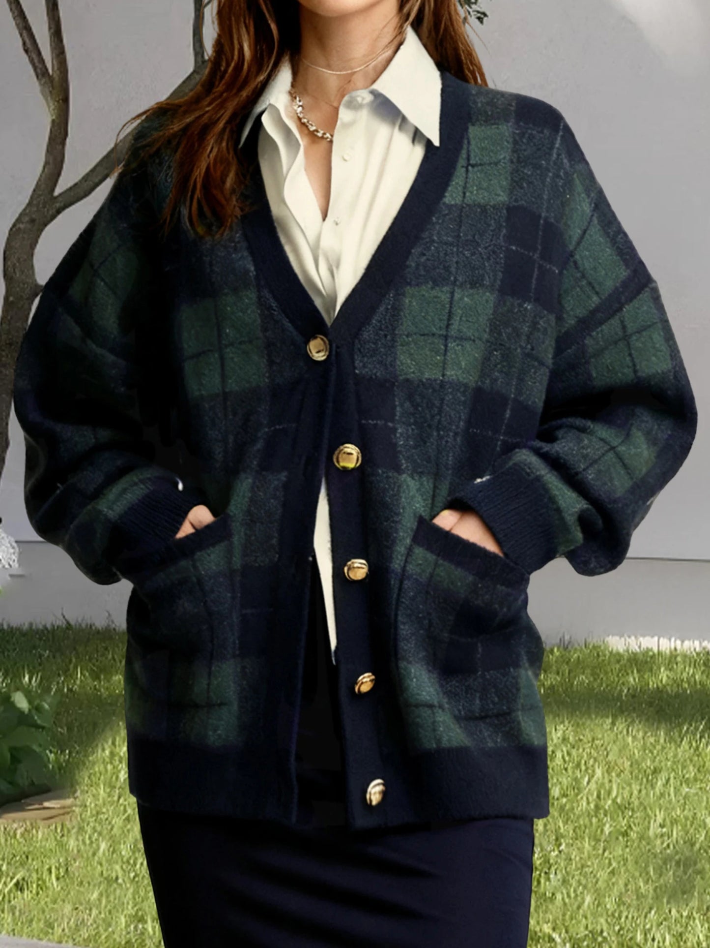 Women's Winter Cable Knit Cardigan Open Front Long Sleeve