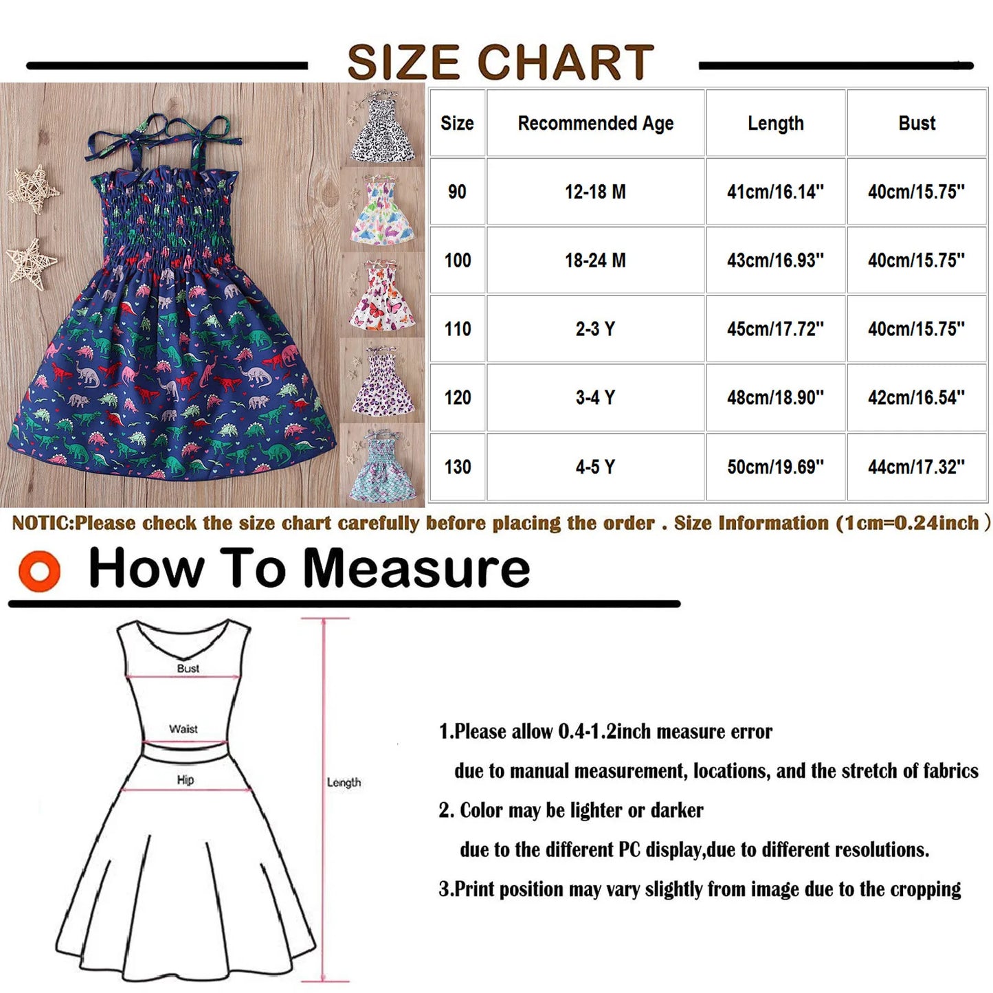 Children Girl Dress Summer Elegant Sling Princess Dresses Flower Print Kids Beach Sundress