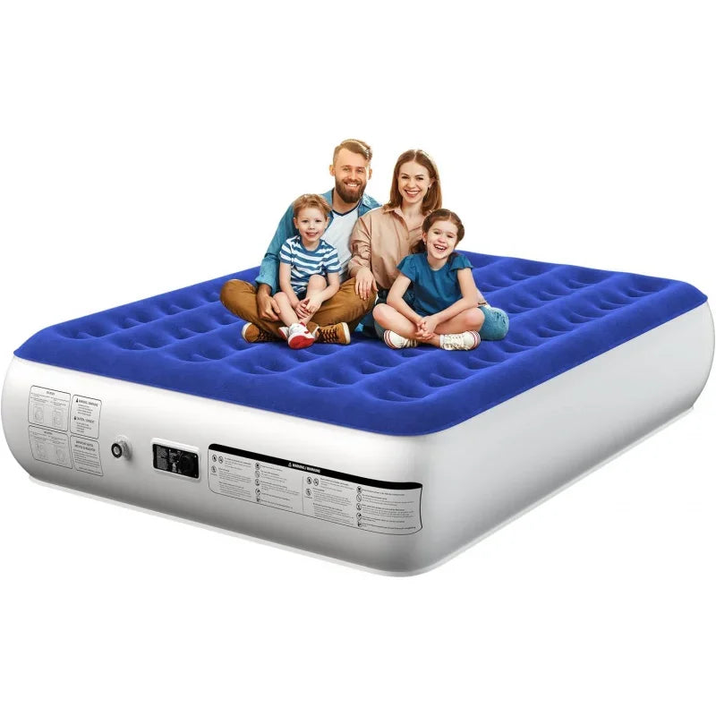 Queen with Built in Pump Luxurious Comfort Raised Inflatable Queen Airbed