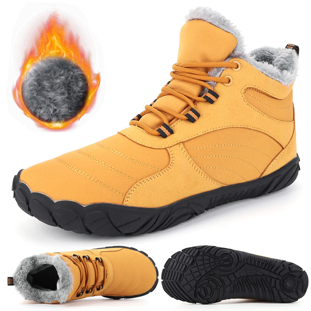 Ankle Boots Plush Warm Snow Shoes Non-slip Sneakers