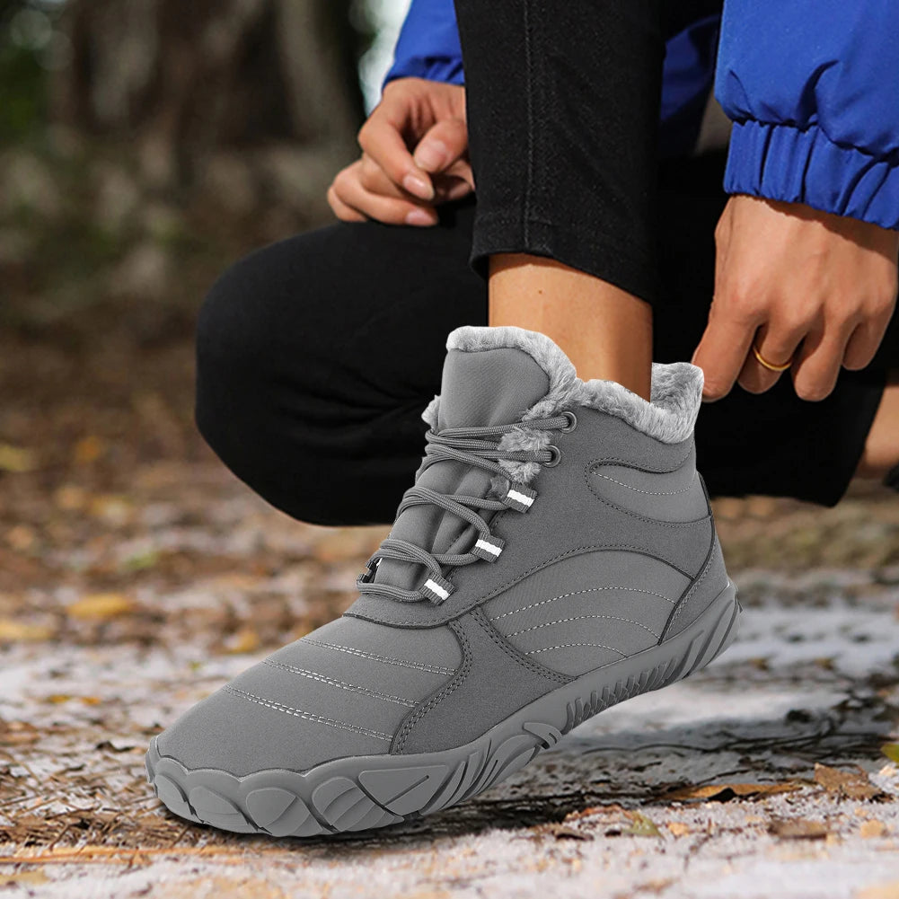 Ankle Boots Plush Warm Snow Shoes Non-slip Sneakers