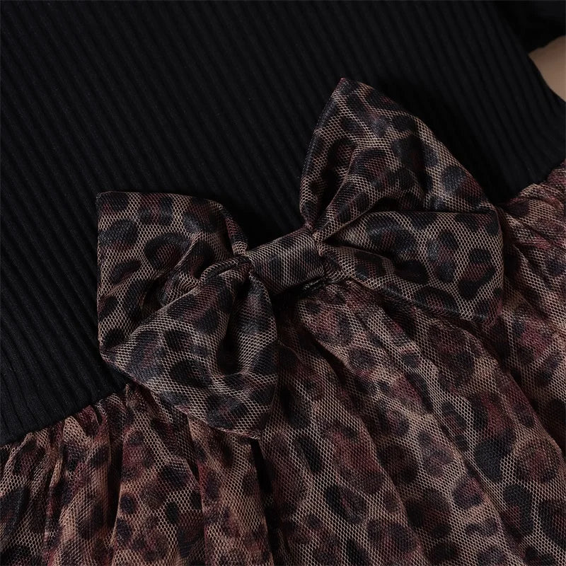 Girls Summer Dress Sleeveless Floral Printed Ruffled Bowknot