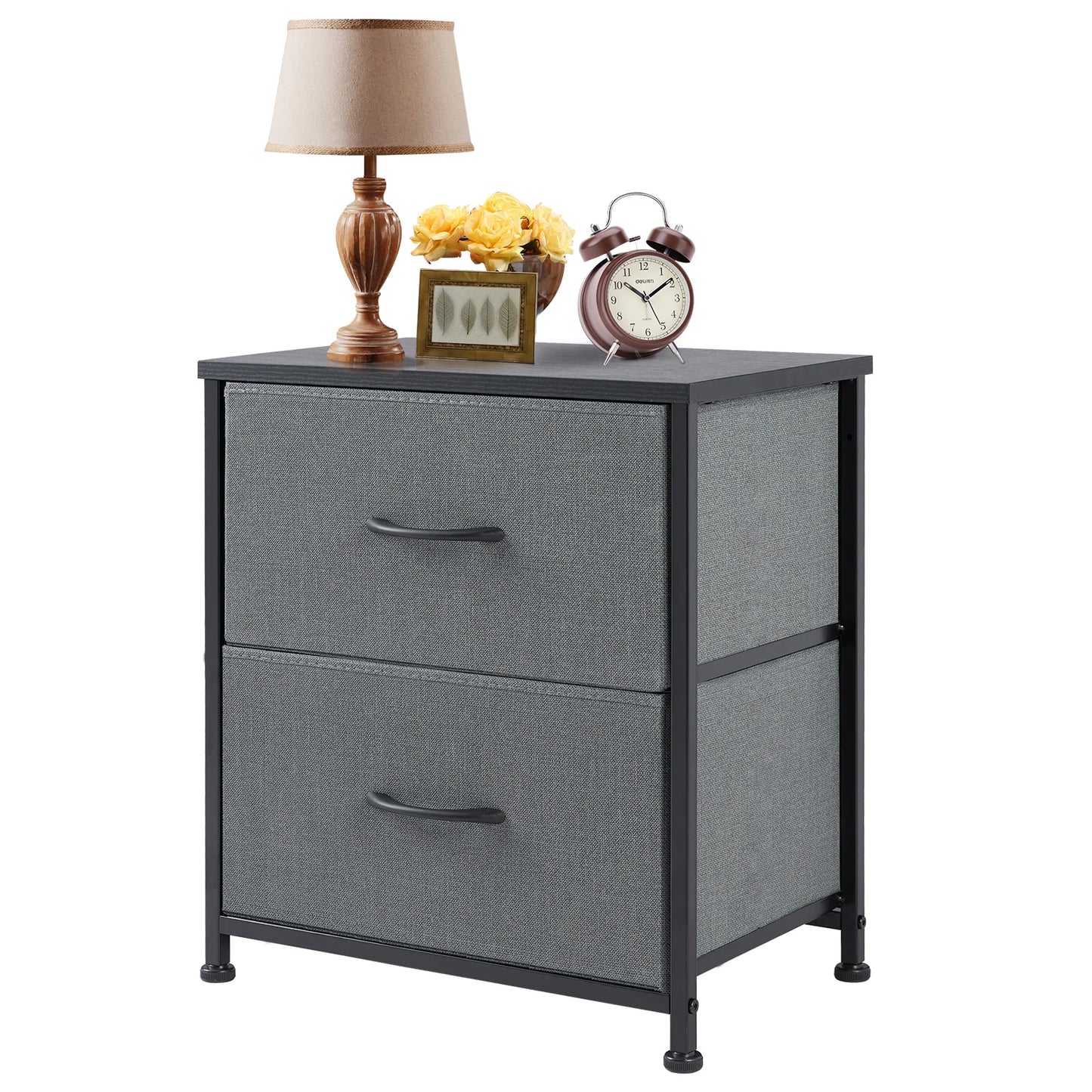 JHK Nightstand Bedside Coffee Sofa Tea Table Storage Closet Chest