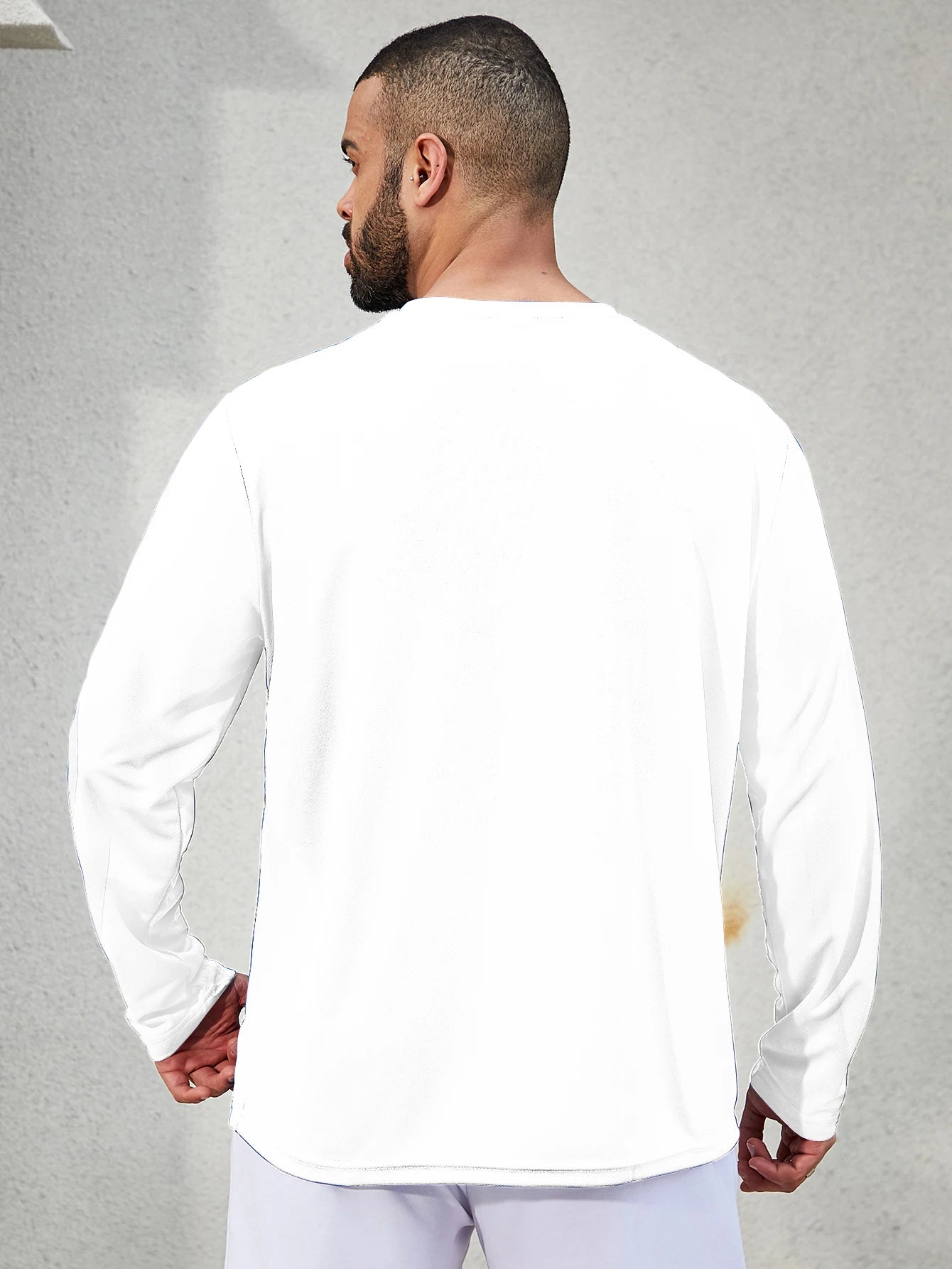 Men's Speed Dry Long Sleeve Running Shirt For Fishing