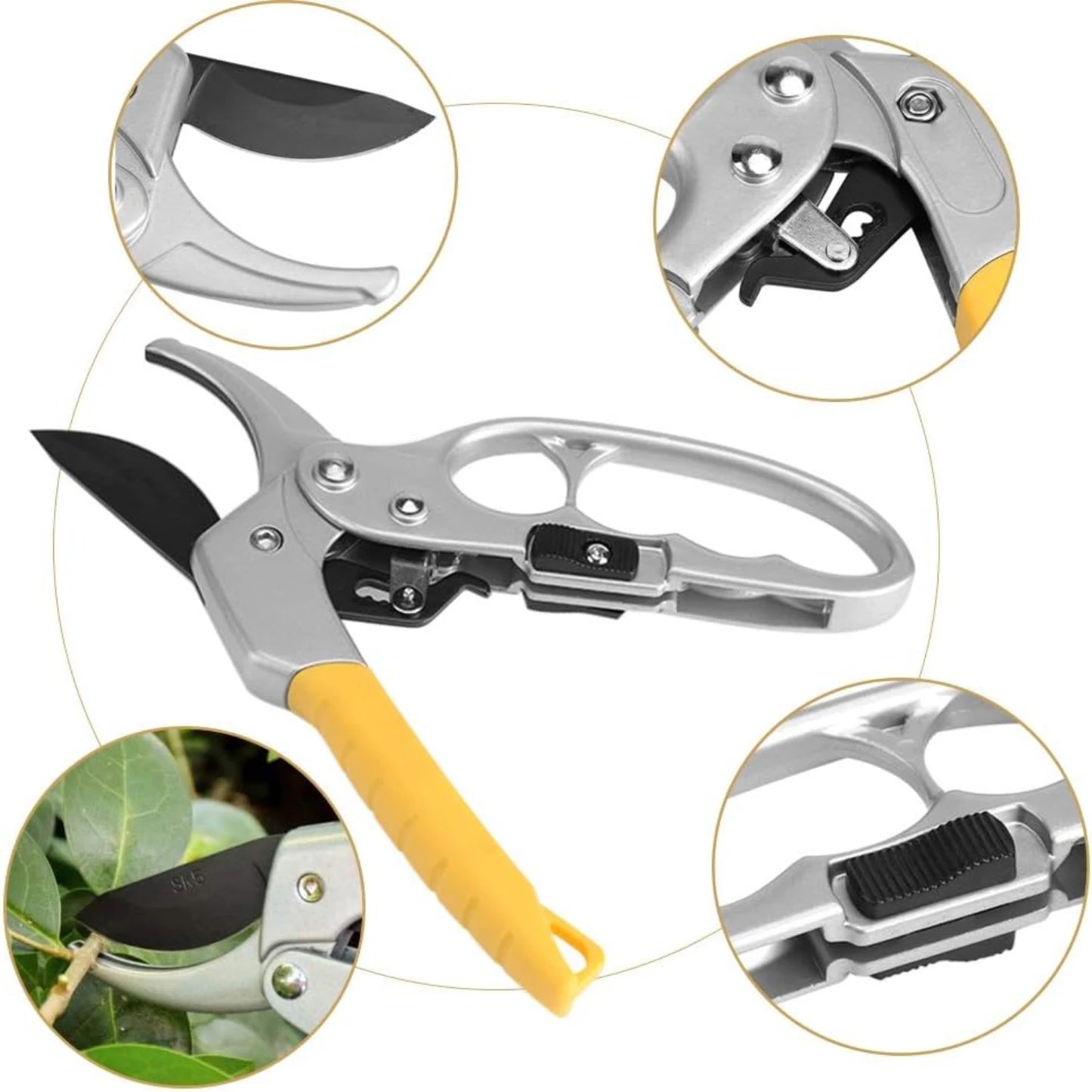 Garden Pruning Shears, Pruners Ratchet   l