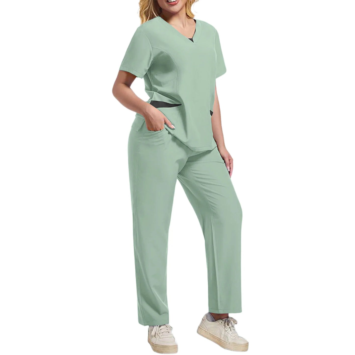 Wholesale Anti-Wrinkle Comfortable Nursing Uniforms Men Unisex Scrubs Suit