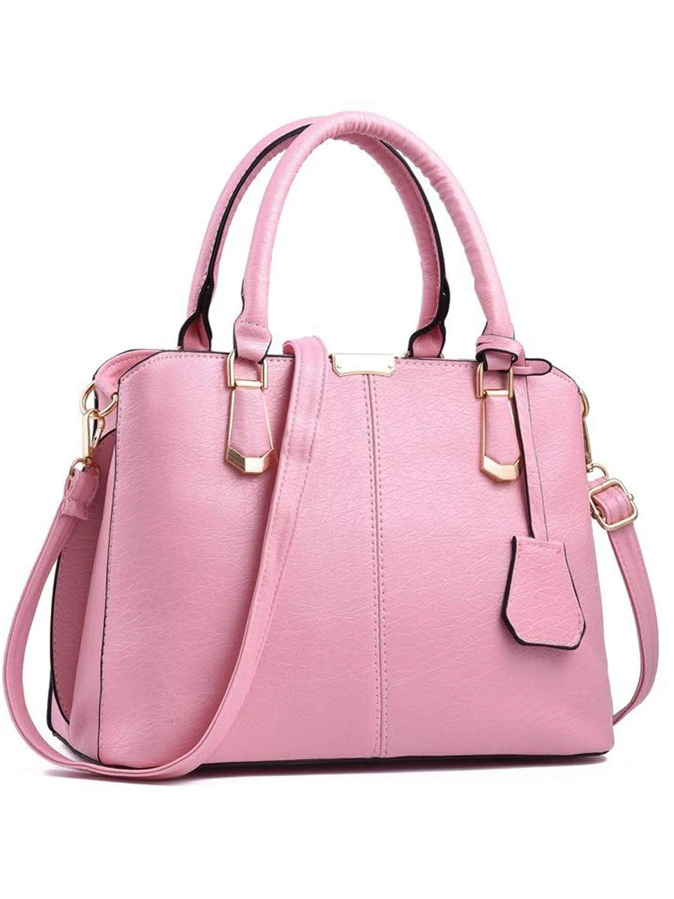 PahajimFashionWomenHandbagsPU LeatherAdjustableHandleSatchelShoulderBags