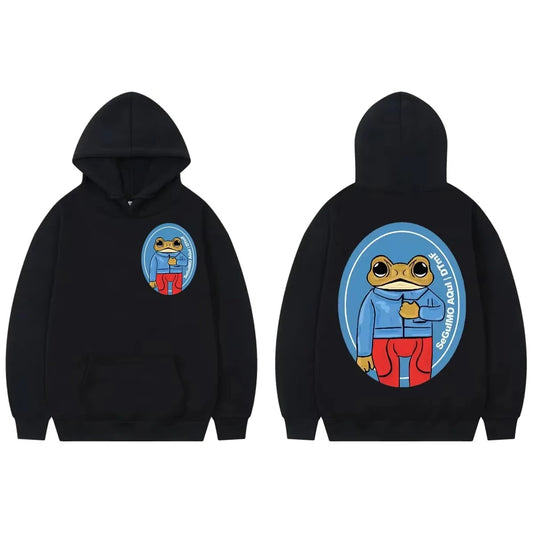 Bad Bunny DTMF Double Sided Print Hoodie Men Women  Hip Hop Hooded Sweatshirts