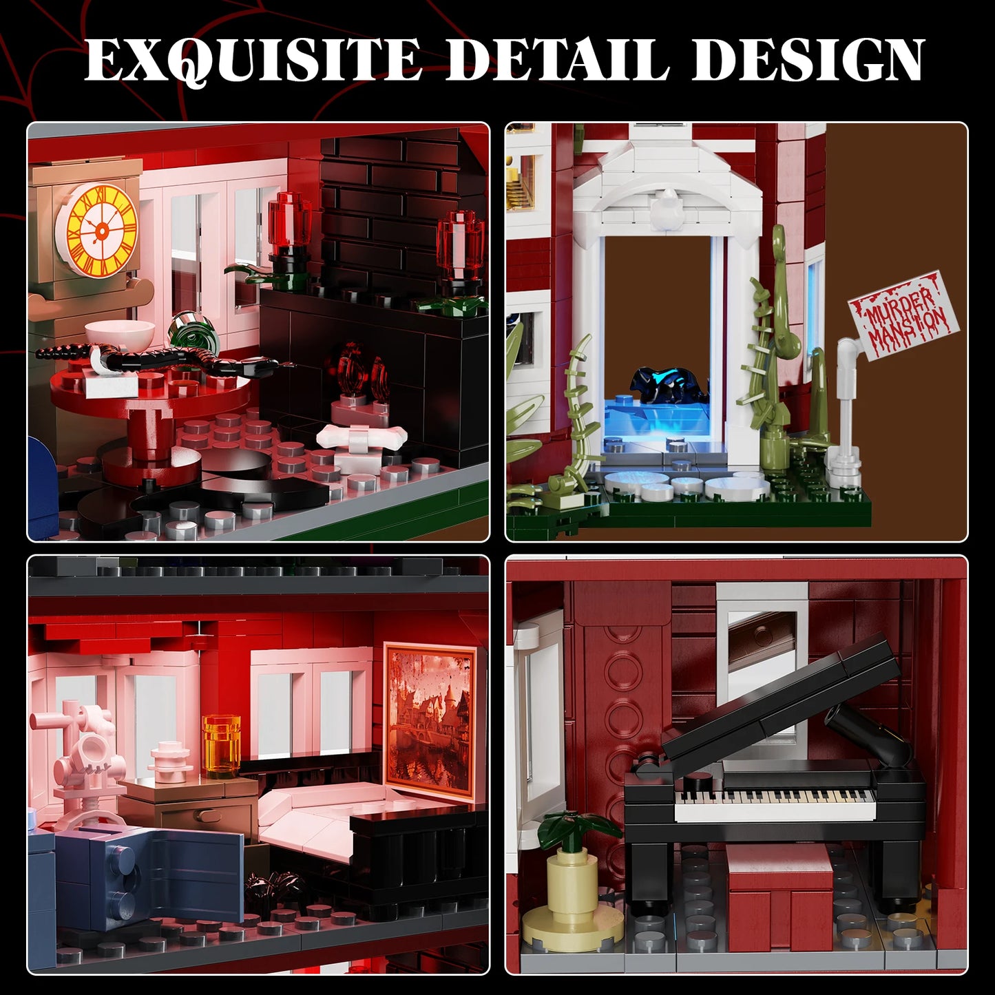 American Horror Story Haunted House Building Blocks Set LED Light