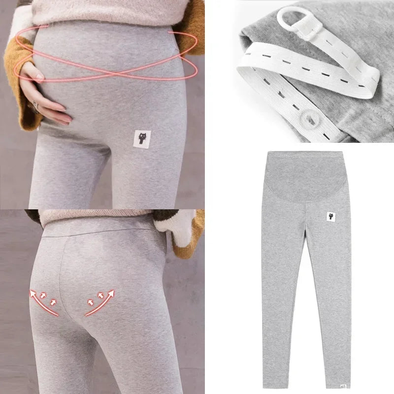 Maternity Leggings Adjustable Waist Pregnant Women Pregnancy Clothes Pants soft