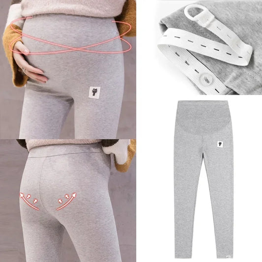 Maternity Leggings Adjustable Waist Pregnant Women Pregnancy Clothes Pants soft