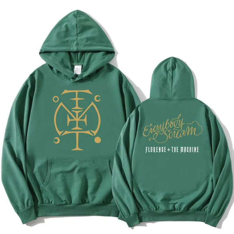 Sigil Hoodie FLORENCE +THE MACHINE Print Sweatshirts Pullovers Hooded Unisex Streetwear
