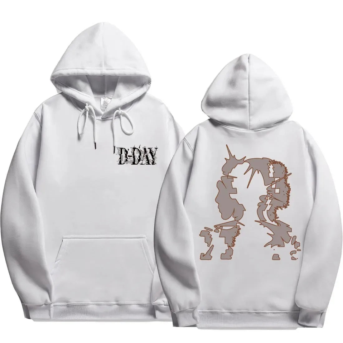 Hooded Cardigan Long Sleeved Diamon CoaY2K Oversize Pullover Couple Sweatshirt