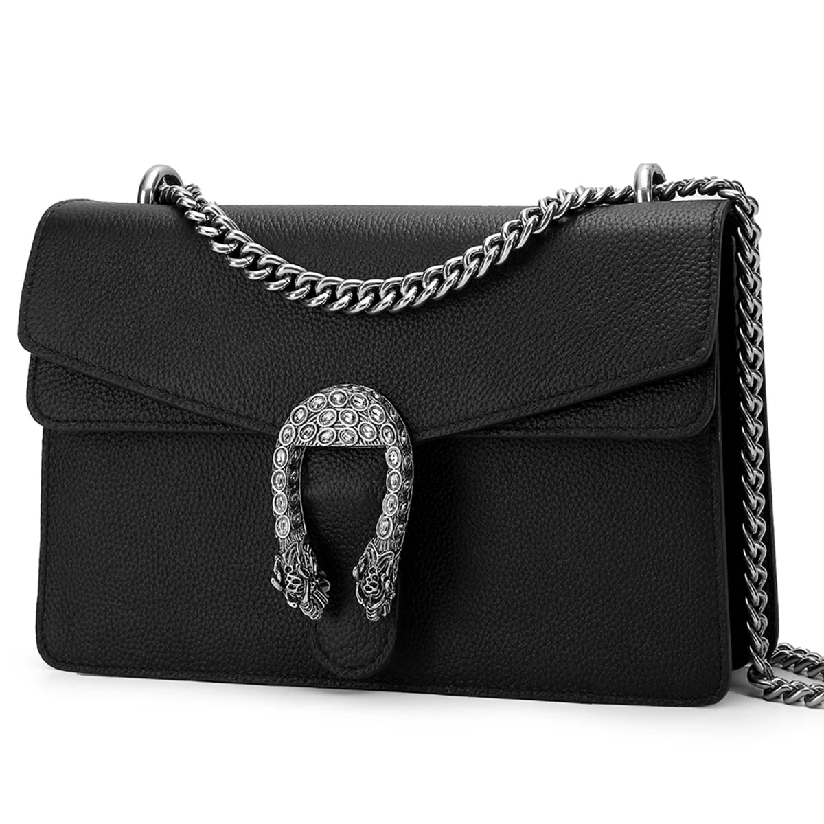 luxury brand design crossbody bags for women genuine leather chains shoulder bag high