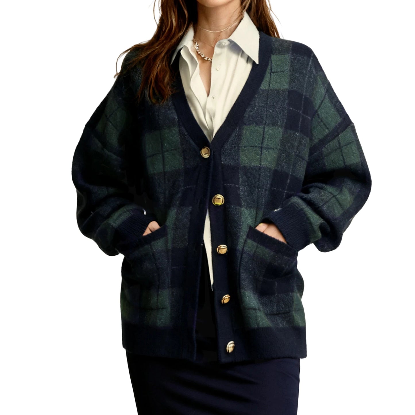 Women's Winter Cable Knit Cardigan Open Front Long Sleeve