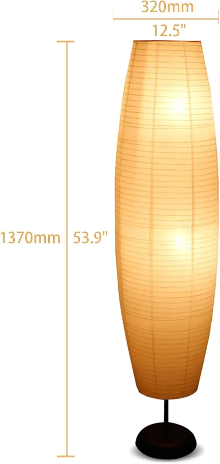XMSJ Rice Paper Floor Lamp Modern Lantern For Living Room