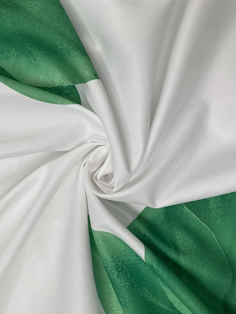 Women Midi Shirts Dress Summer New Dress 2025 V-Neck Pleated Short Sleeves