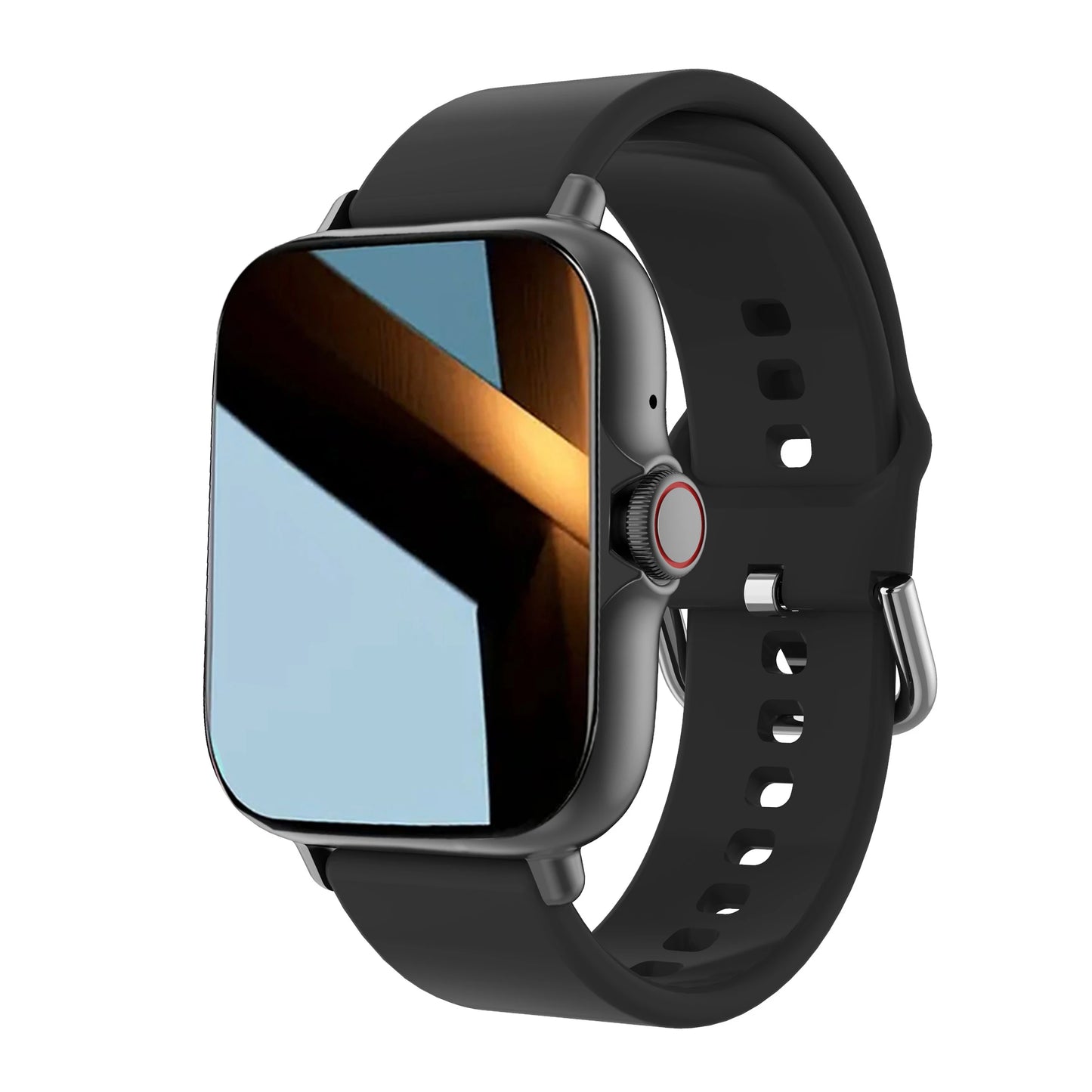Smart watch with full touch screen, call, message reminder, music control and other functions,