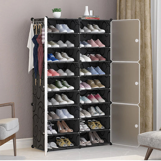 Vertical Shoe Rack Organizer Multi Layer Multifunction Strong Load Bearing