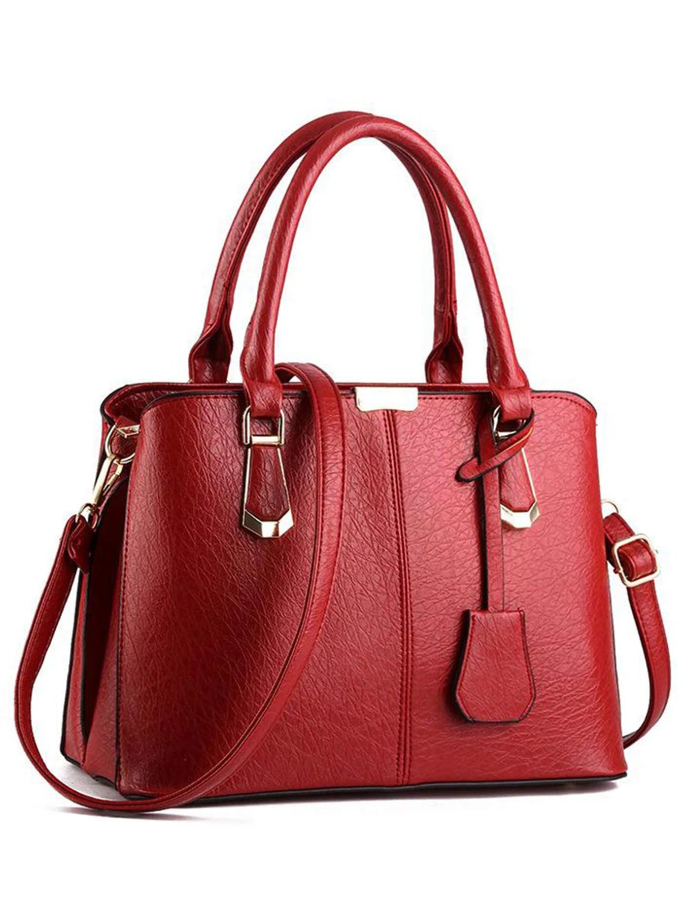PahajimFashionWomenHandbagsPU LeatherAdjustableHandleSatchelShoulderBags