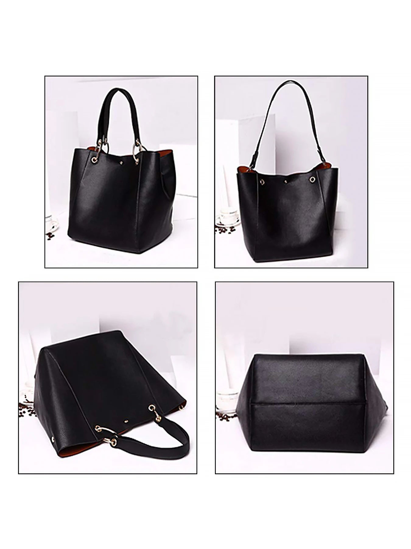 Pahajim Handbags for Women Large Tote Bag PU Leather Waterproof Handbags Shoulder Bag