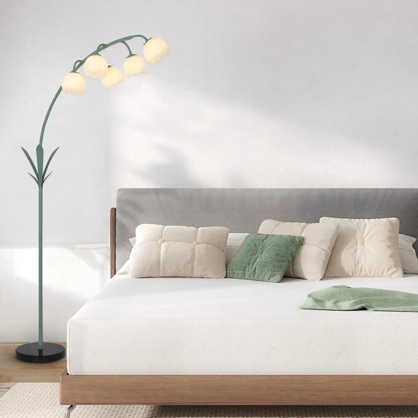 Arc Floor Lamp Featuring 5 G9 LED Bulbs Foot Switch