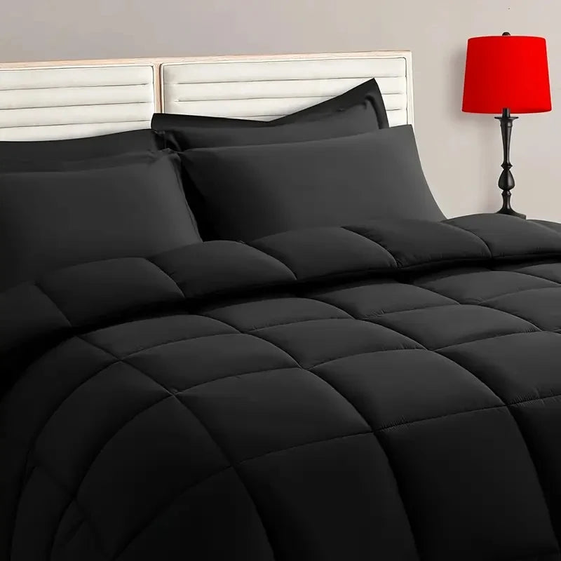 2/3pcs Reversible Comforter Bedding Set, Comforter Set Queen/King Size,For All Seasons,
