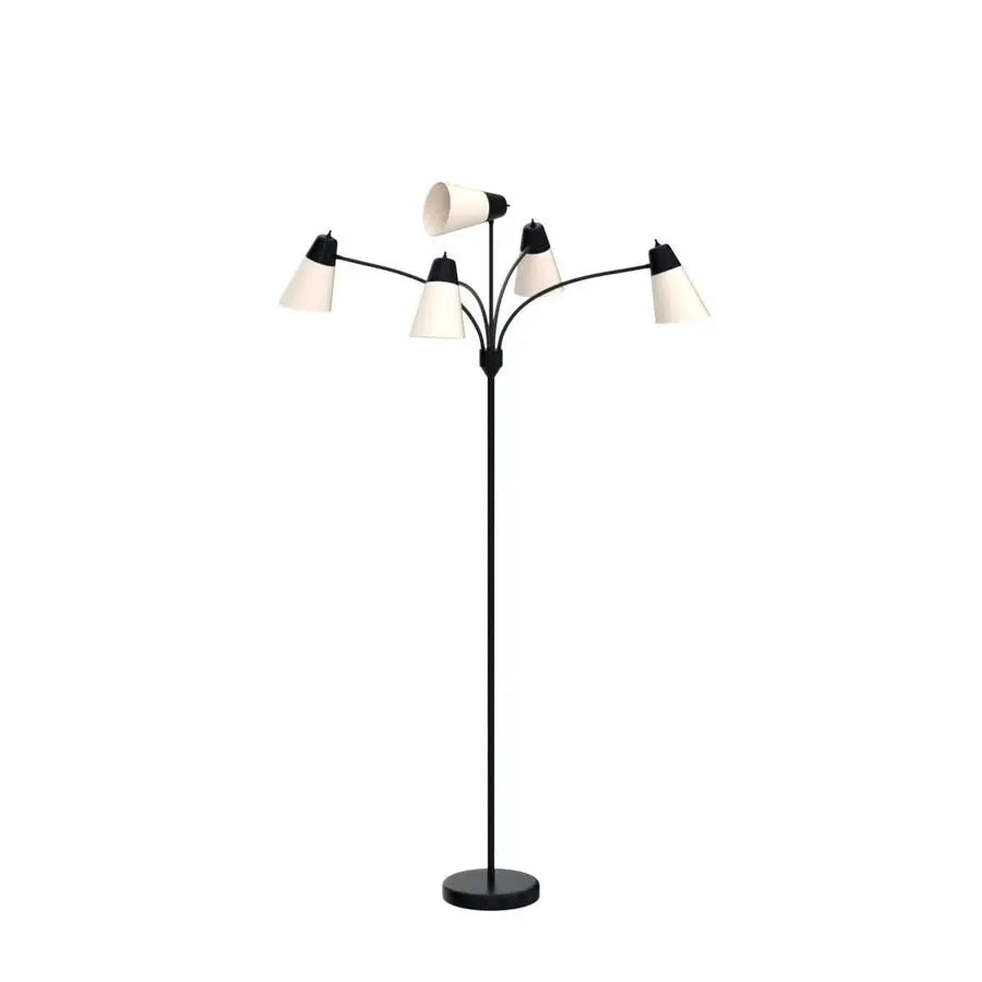 LED Floor Lamp Multi Head Modern Tall Rustic Reading Light