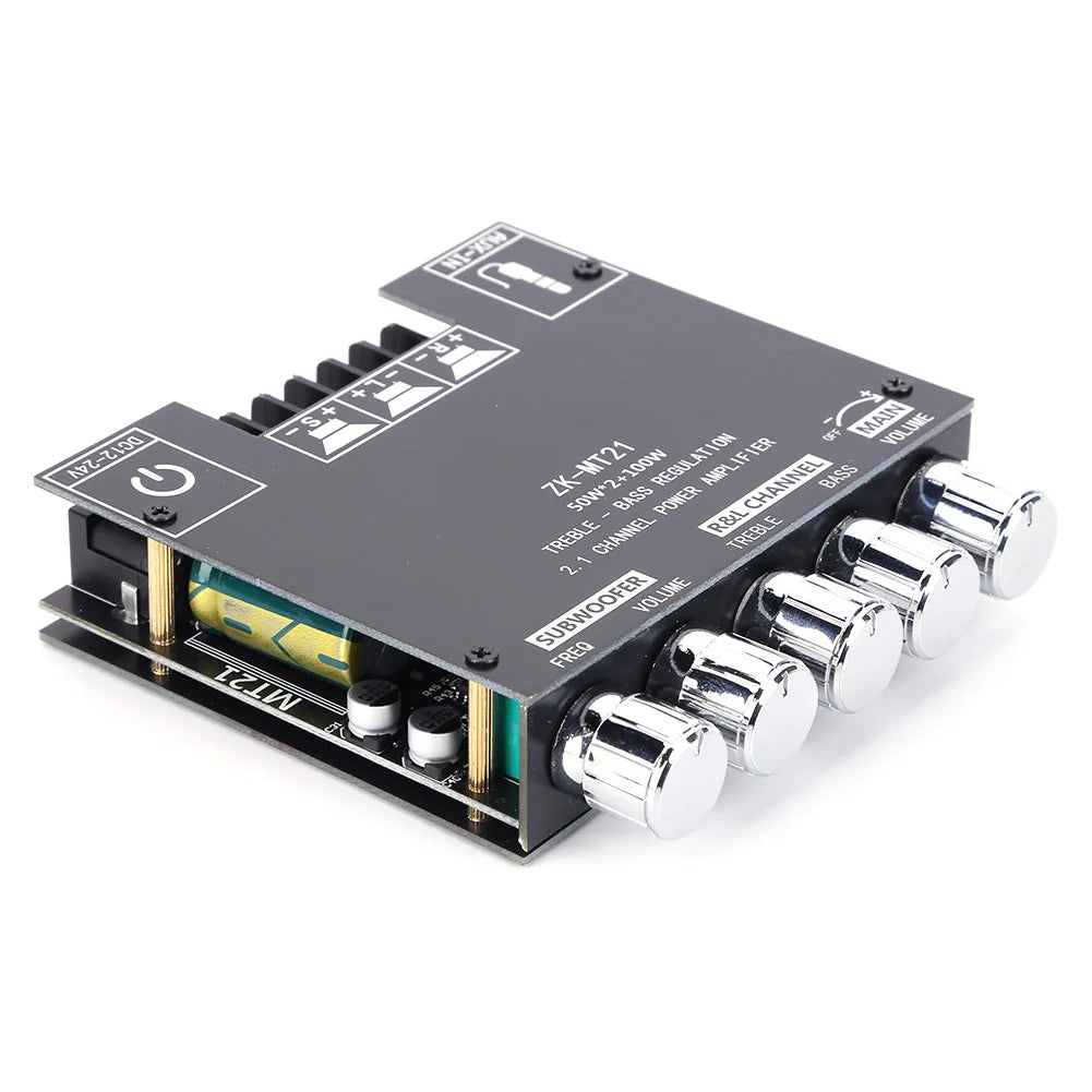 ZK MT21 Digital Power Amplifier Board 2x50W 100W Audio Module