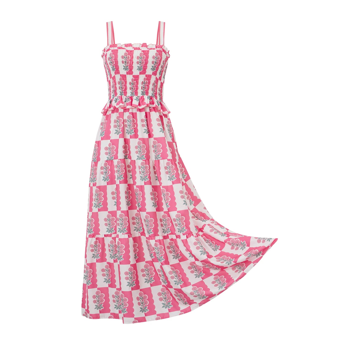 Elegant Lace V-Neck Maxi Dress Sleeveless A-Line Evening Gown