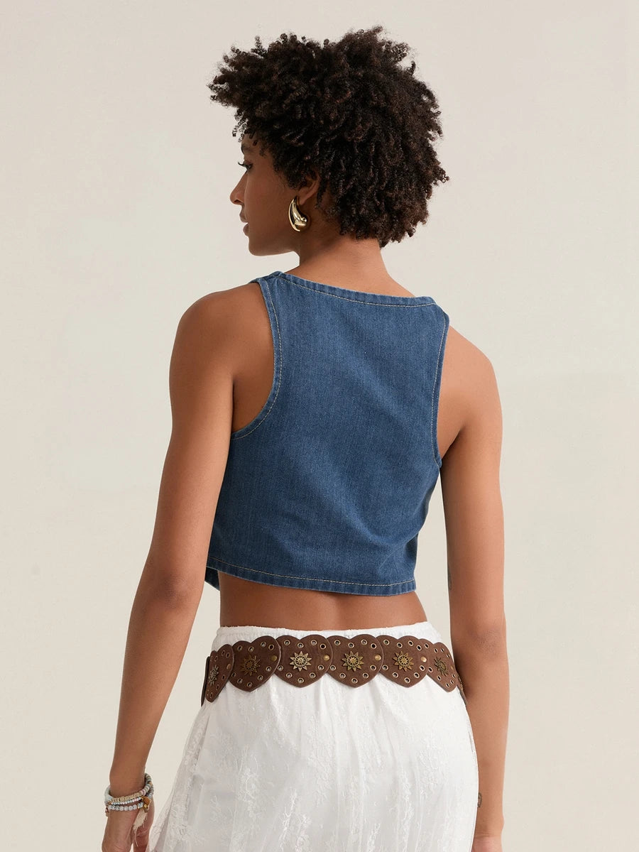 Women s Distressed Denim Jacket Vintage Ripped Jean Coat Casual Streetwear