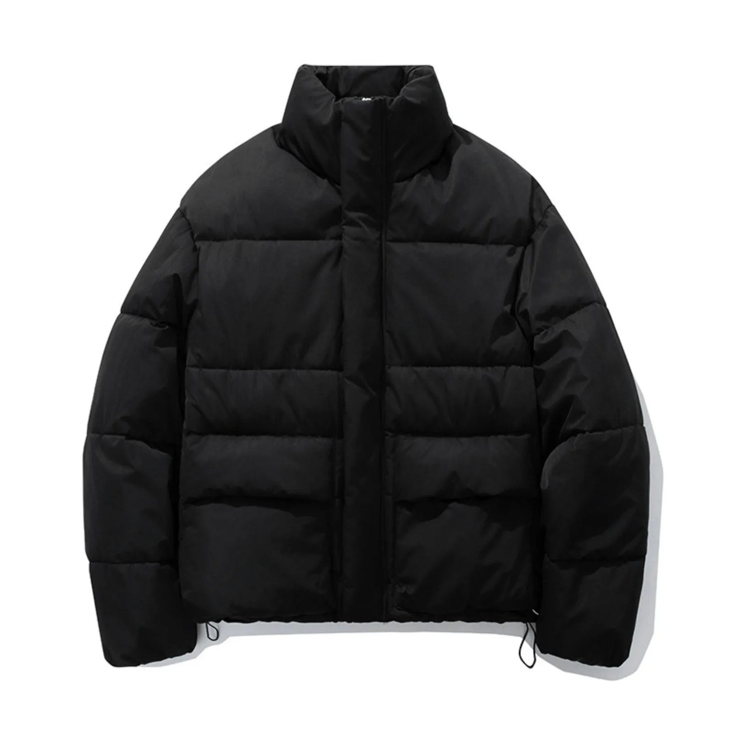 Women's Down Cotton Coat Short Stand-up Collar Autumn/winter Solid Color