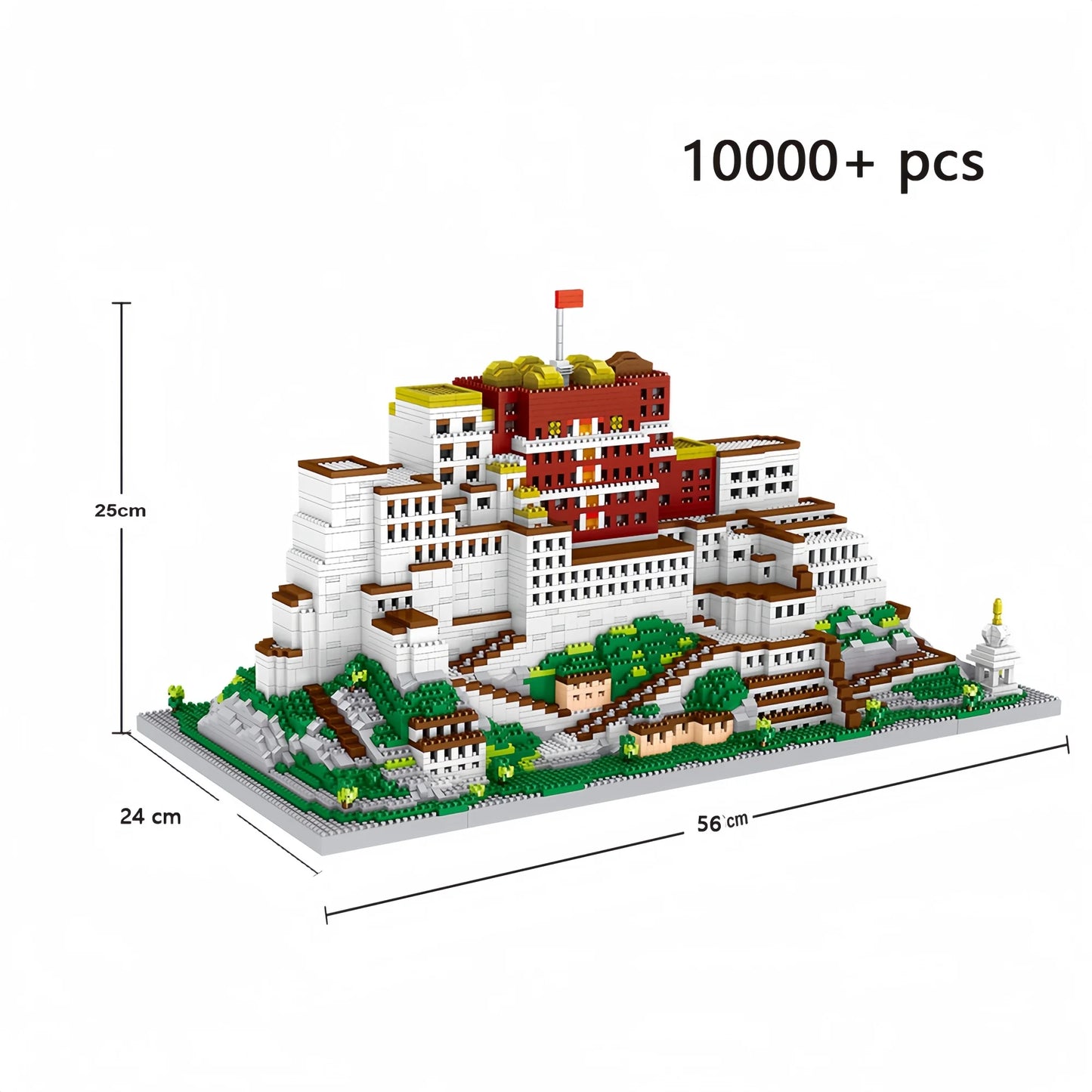 KNEW BUILT Paris Notre Dame Cathedral Micro Building Blocks Set