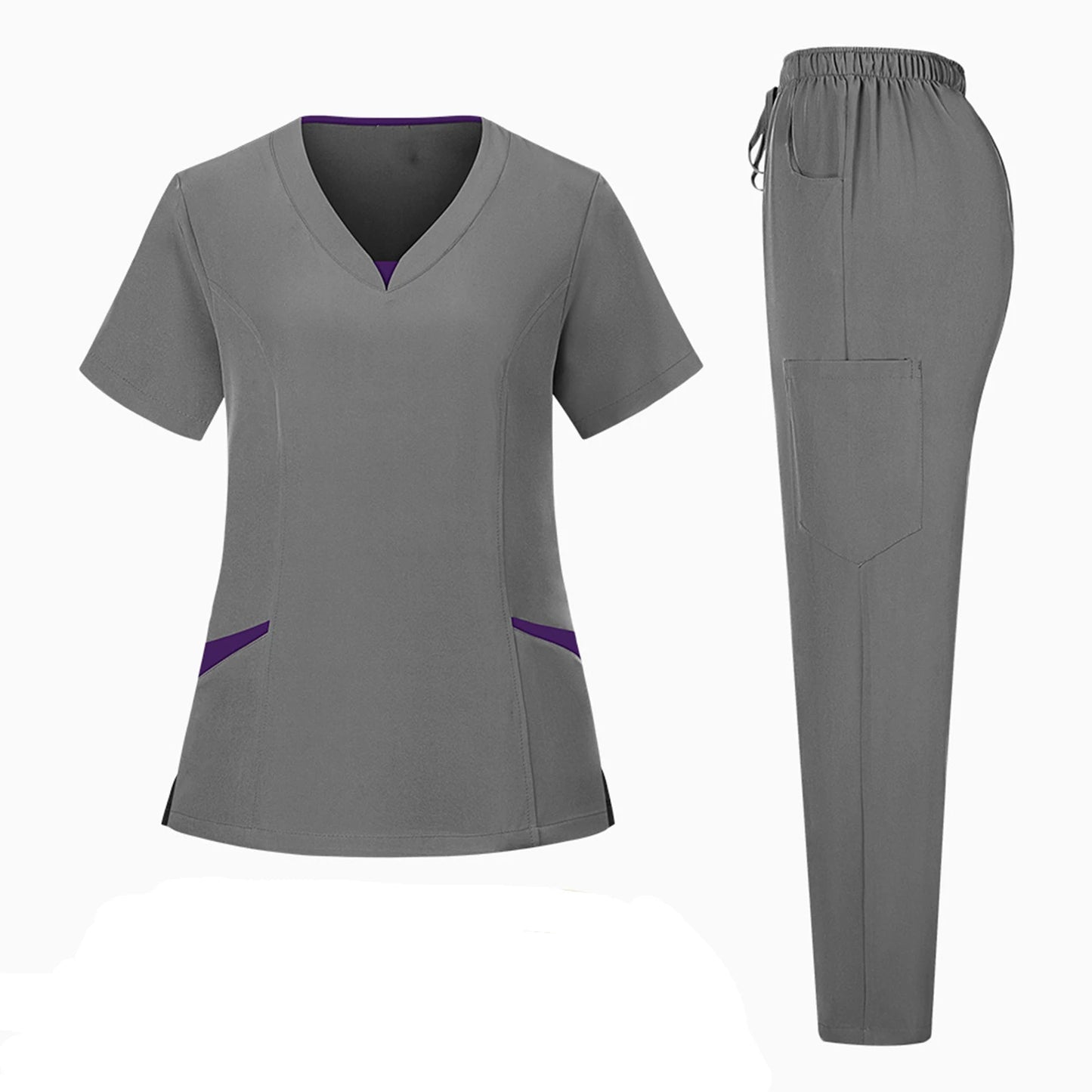 Wholesale Anti-Wrinkle Comfortable Nursing Uniforms Men Unisex Scrubs Suit