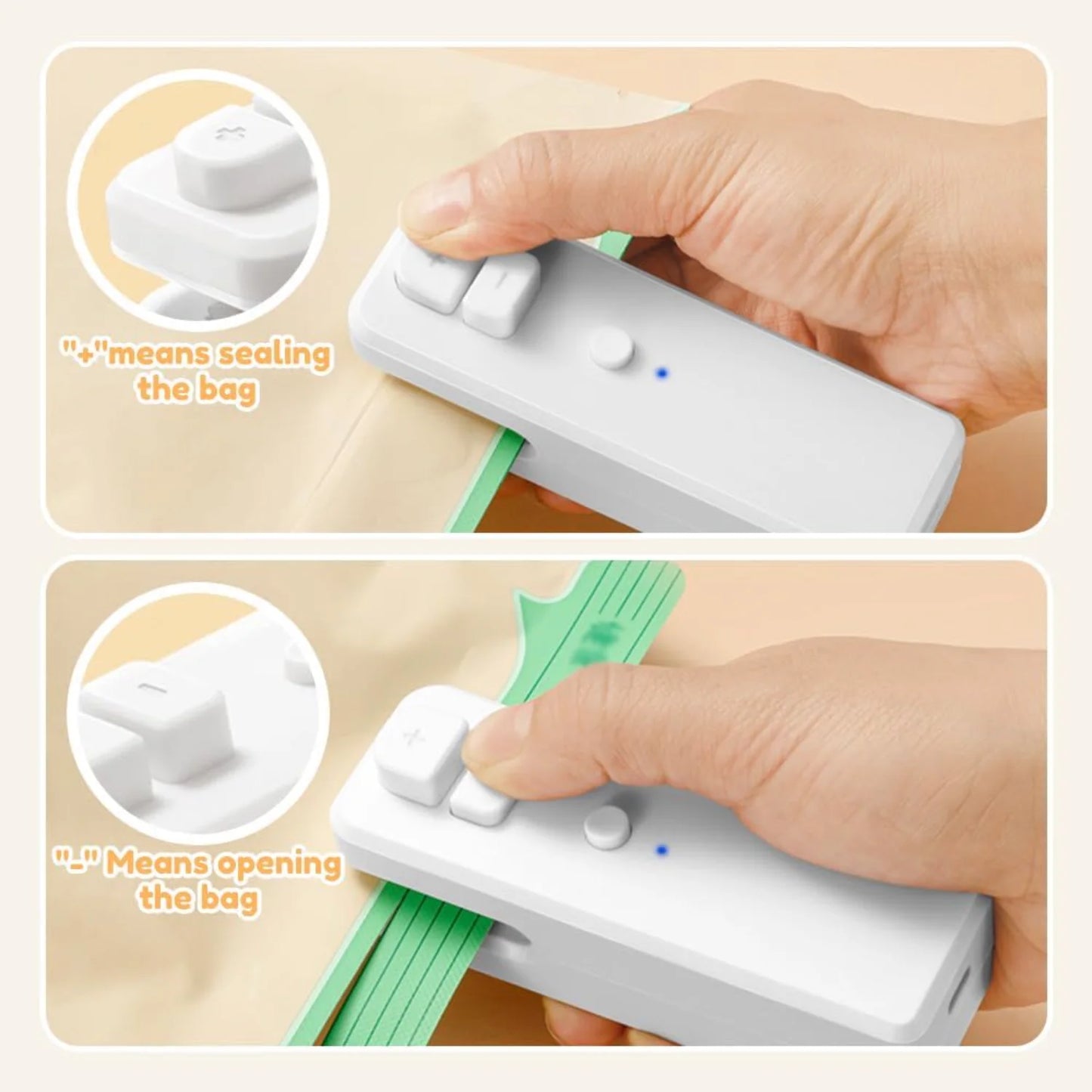 Rechargeable Portable Handheld Vacuum Food 2024 Sealing Hou
