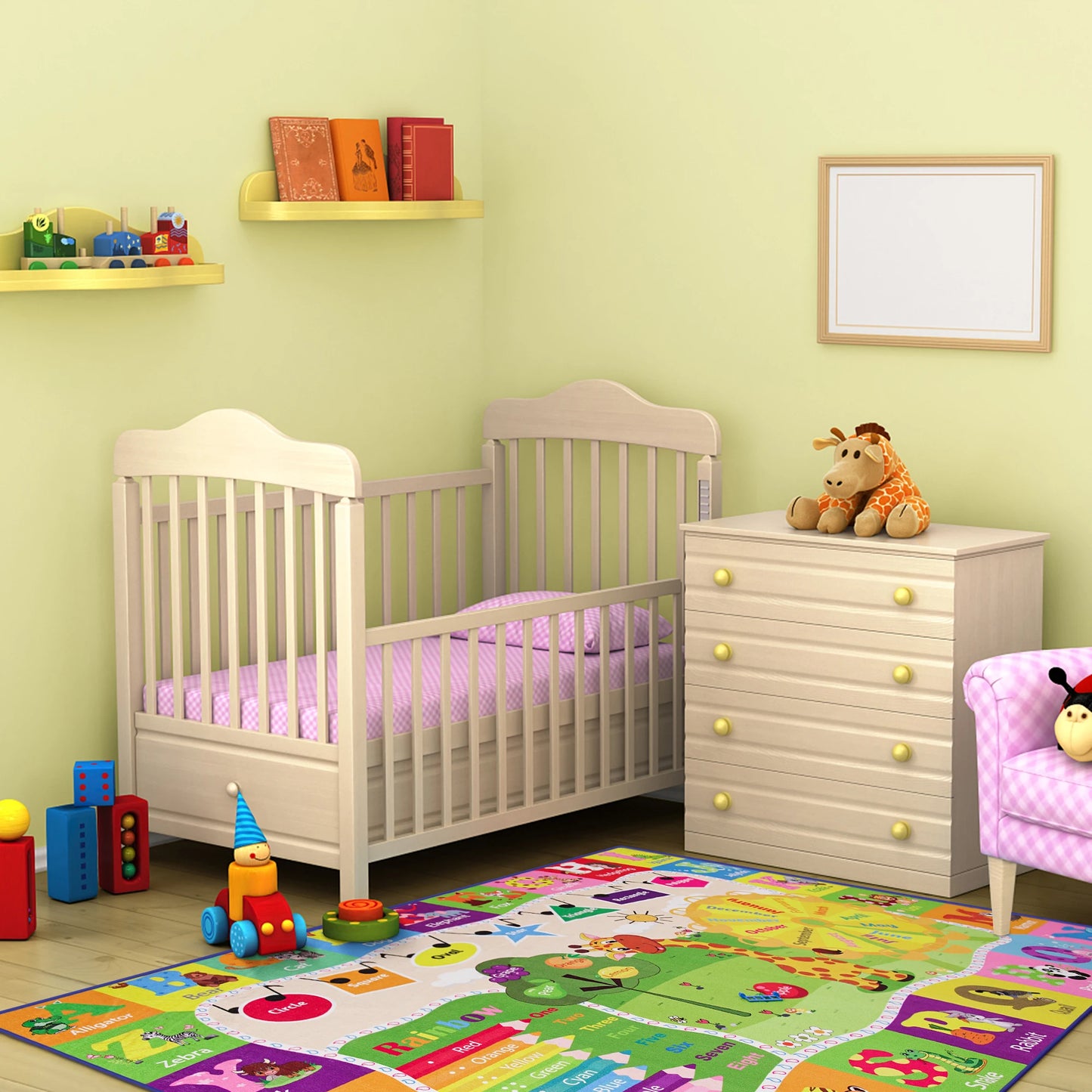 Large Children's Play Mat Children's For Bedroom