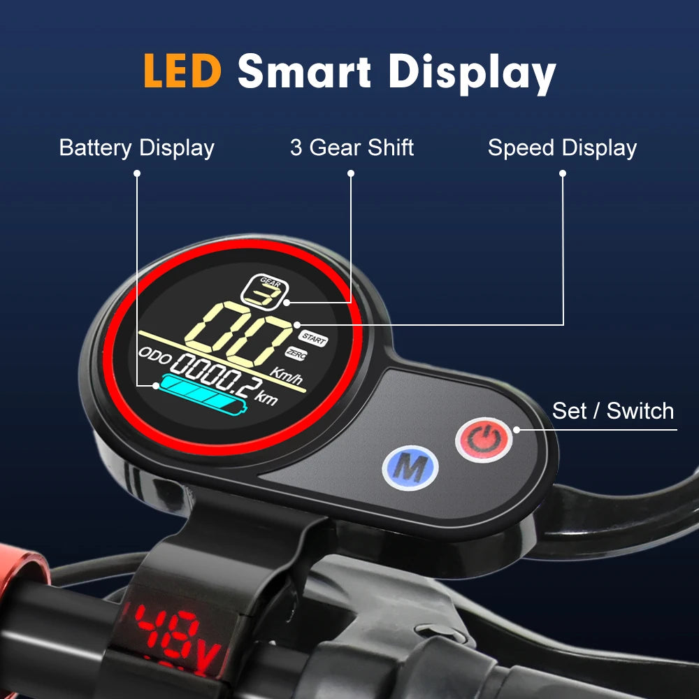 Mankeel Adults Electric Scooter Powerful Foldable Escooter 800W 48V 15AH