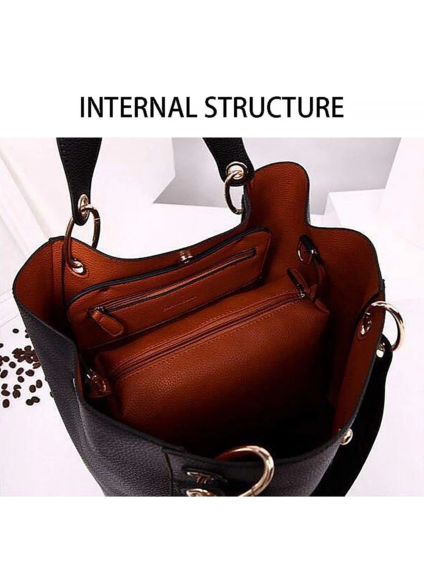 Pahajim Handbags for Women Large Tote Bag PU Leather Waterproof Handbags Shoulder Bag