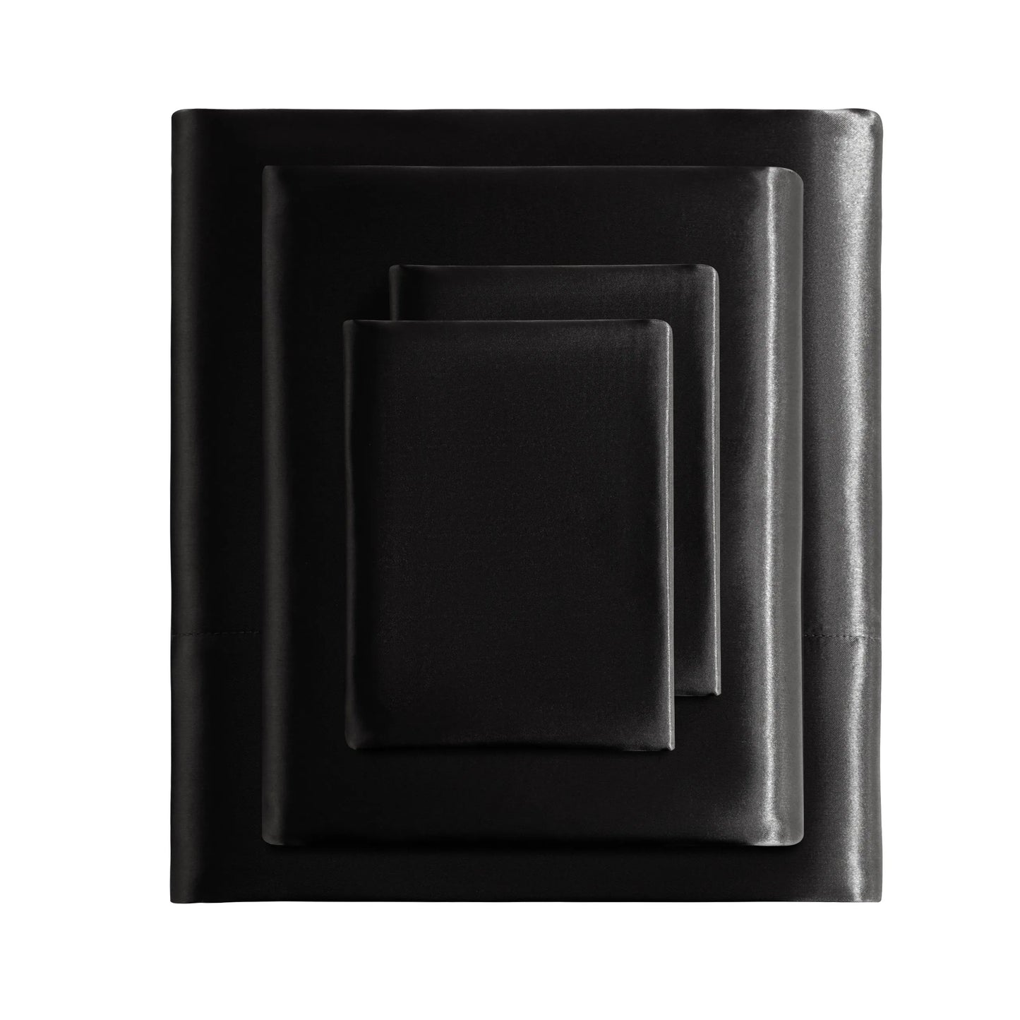 Ntbay 3 Pieces Silky Satin Cooling Bed Sheet Set, Ultra Soft and Cozy Bedding Cover Set,